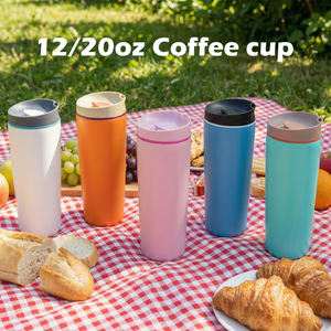 Mug à café rose personnalisé 22oz, cadeau promotionnel mignon pour entreprises, mug de voyage sportif isotherme avec couvercle 650ml, thermos pour cadeaux - Product Image 6