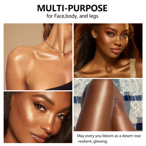 <span class=keywords><strong>Iluminador</strong></span> Líquido Brillante <span class=keywords><strong>de</strong></span> 5 Colores, Maquillaje <span class=keywords><strong>de</strong></span> Larga Duración, Brillo para Rostro y Cuerpo, Tubo Portátil - Product Image 2