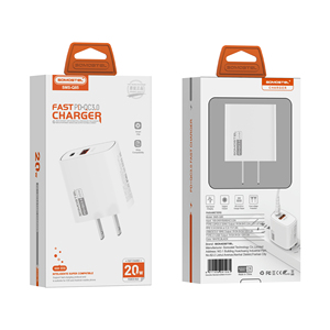 Port USB Somostel <span class=keywords><strong>PD</strong></span> 20W chargeur mural de téléphone portable <span class=keywords><strong>Q</strong></span>.C3.0 charge rapide prise américaine ABS mat chargeurs de voyage adaptateur blanc - Product Image 6