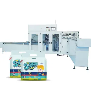 Multi Functional Fast Speed Pad Sanitary Napkin Diaper Packing Machine Equipment