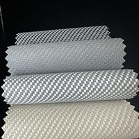 Tissu de protection solaire renforcé épais, facteur d'ouverture 1%, PVC polyester, matériau pour stores enrouleurs