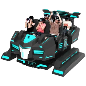 2023 Trending VR Product Dinosaur Park Rides Vr Family Spaceship 6 Seats Cinema 9dvr Dark Mars Starship In USA Europe