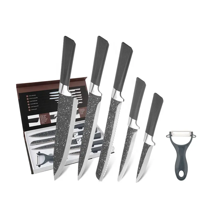 Wholesale stainless steel kitchen gadgets 2023 chef knife set professional kitchen utensils kitchen Knife Set