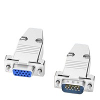 Conector VGA D-SUB con Contactos Niquelados y Carcasa Metálica para Reparación y Programación de ECU en Taller