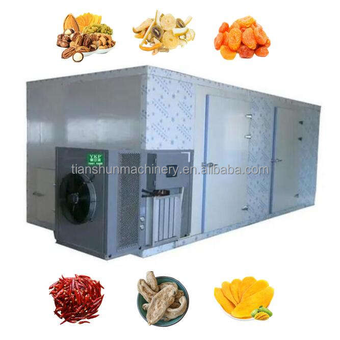 500kg業務用熱ポンプ乾燥機 - 野菜・フルーツ乾燥器、144トレー搭載