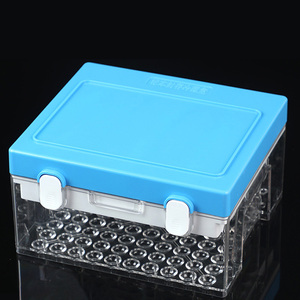 Degao 100 Wells Vacuum Blood Collection Tube Specimen <b>Box</b> Sealed Shockproof <b>Storage</b> Case for Hospital Laboratory Transport - Product Image 5