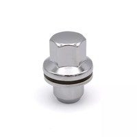 Écrou de roue hexagonal 23 mm, largeur 34 mm, hauteur 45 mm, conique à 60 degrés, en acier argenté, pour Land Rover Range Rover Sport Executive LR068126