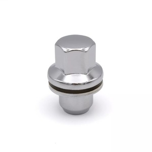 Écrou de roue hexagonal 23 mm, largeur 34 mm, hauteur 45 mm, conique à 60 degrés, en acier argenté, pour Land Rover Range Rover Sport Executive LR068126 - Product Image 4