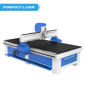 Perfect Laser - 4 Axis 3D Wood Carving Machine Acrylic Advertising CNC Wood Router Machine PEM-1325A