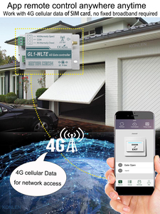 Abrepuertas Automático 4G LTE, Abrepuertas Eléctrico para Garaje, Control Remoto por Aplicación, <span class=keywords><strong>SMS</strong></span>, Llamada, Interruptor de Relé GSM - Product Image 3
