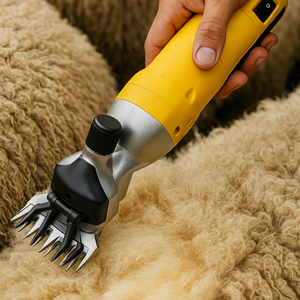 Esquiladora Eléctrica WANJIA para Ovejas, de Alta Resistencia, Acero Inoxidable y Aleación de Aluminio, Máquina Esquiladora de Lana de 590W 220-240V para Ovejas y Cabras - Product Image 2