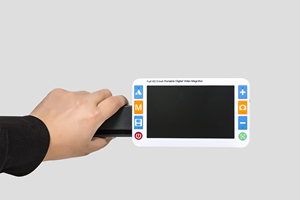 Aides auditives électroniques de 5 pouces pour malvoyants, vidéo électronique avec poignée pliable portable pour personnes ayant des problèmes de vision - Product Image 4