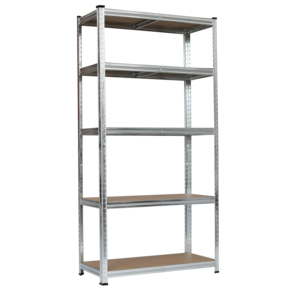 KCT60 5 Layers <strong>Storage</strong> <strong>Shelving</strong> Unit175kg Per Shelf Metal <strong>Storage</strong> Shelf with <strong>Wood</strong> Industrial Style - Product Image 1