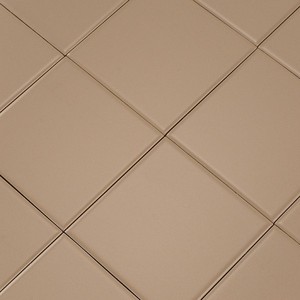Piastrella Beige Puro Opaco 10x10 Cm Spessore 6,8 Mm Bordi Irregolari Per Uso a Parete e Pavimento - Product Image 5