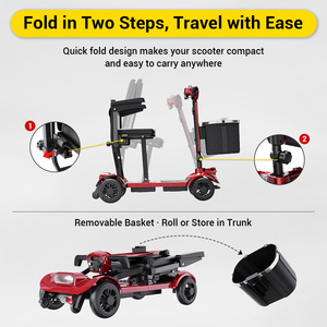 Scooter Eléctrico Pequeño <span class=keywords><strong>de</strong></span> 4 <span class=keywords><strong>Ruedas</strong></span> <span class=keywords><strong>para</strong></span> Adultos, Minimoto <span class=keywords><strong>de</strong></span> Viaje Personalizada, Precio <span class=keywords><strong>de</strong></span> Fábrica al por Mayor OEM ODM, Movilidad Inteligente <span class=keywords><strong>para</strong></span> Personas Mayores - Product Image 5