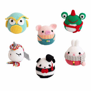 Kit de crochet animal mignon adapté aux débutants pour le bricolage, le tricotage, la broderie et la couture pour les jeunes et les novices - Product Image 4