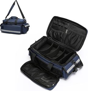 Muestra Gratuita, Bolsa de Primeros Auxilios Personalizada, Vacía, Resistente, Portátil, de Gran Capacidad, para Emergencias Médicas, Trauma, con Cierre - Product Image 1
