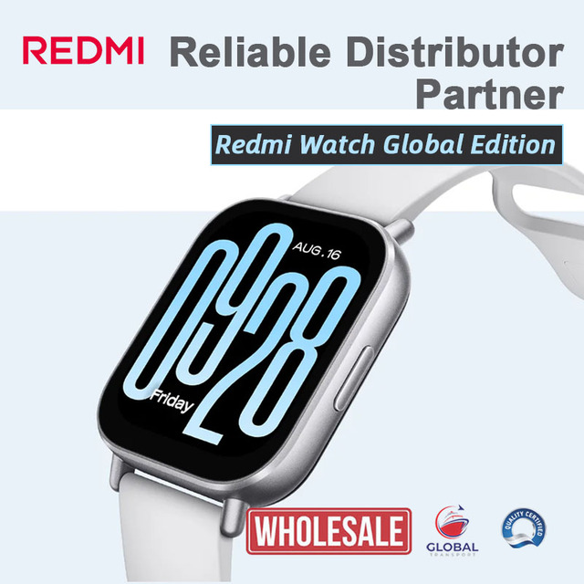 Original Redmi Watch 5 Active Global Version Smartwatch LCD Display Phone Call 12 Days Battery Blood Oxygen 5ATM