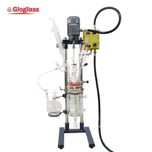 cheap Price Lab Chemical Reactor Manufacturer Jacketed Glass reactor price