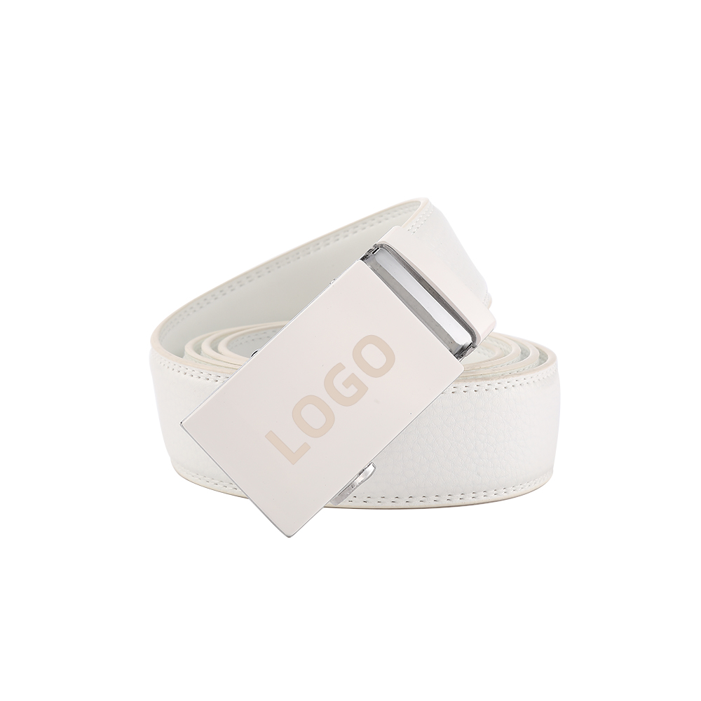 Custom Logo Fashion Men's Leather Belts - Adjustable & Stylish