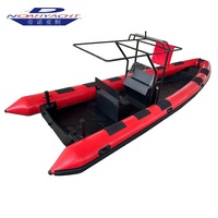 Bateau pneumatique semi-rigide (RIB) de 8,7 m avec coque en aluminium robuste en Hypalon