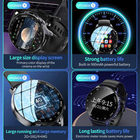 Mode ronde dames smartwatch femme sport gps wifi appel android whatsapp montre intelligente carte sim 4g android et appareil photo