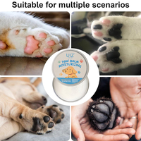 Baume Réparateur Hydratant pour Pattes d'Animaux – Soin des Pattes Sèches, Craquelées et Rugueuses des Chats, avec Outil de Soin des Griffes en Acier Inoxydable et Silicone