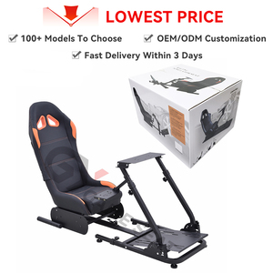 GY033 Venta caliente Simulador de carreras Race Drift Car Gaming Racing Simulator Sim Cockpit para Logitech PC <span class=keywords><strong>Playstation</strong></span>,Wii, Xbox - Product Image 3