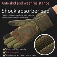 Guantes de Motociclismo para Invierno, Cálidos, con Pantalla Táctil, Guantes Completos para Hombre, Protección para Caza, Esquí y Escalada
