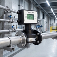 Yunyi Custody Transfer Ultrasonic Gas Meter 1.0% Accuracy 4-20mA RS485 for Fiscal Gas Measurement SCADA System
