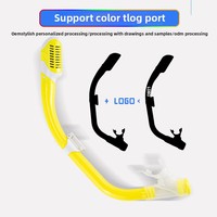 Ensemble de tuba en silicone semi-sec Three Treasures pour lunettes de plongée transfrontalières pour enfants directement du fabricant