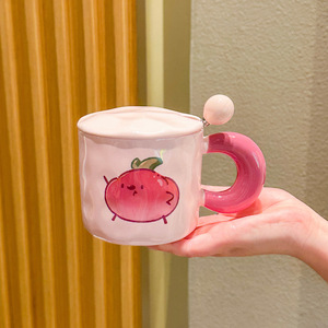 Taza de Cerámica con Forma de Berenjena, Linda y Estética, con Tapa, para Parejas, Regalo de Cumpleaños para Mujeres, Taza de Recuerdo para Mejores Amigas - Product Image 5