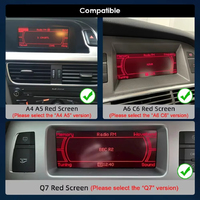 Radio Reproductor Android Auto de 8.8/10.25/12.3 Pulgadas con CarPlay para Audi A4/A5/A6/Q7, Navegación GPS, DSP Estéreo, para el Tablero, 1 Año de Garantía, Negro