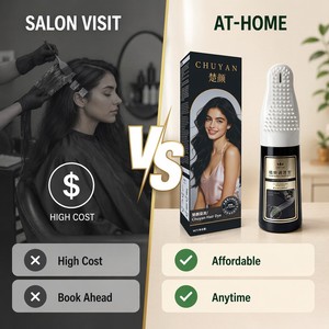 Tinte para el Cabello Saludable y No Tóxico de Primera Calidad al por Mayor con Aplicador de Peine - Product Image 3