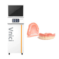 AI-01 otomatis Dental 3D Printer USB ukuran besar konektivitas 1 tahun garansi Masa Depan LCD DLP Resin 3D mesin untuk penggunaan gigi