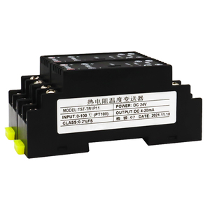 โมดูลปรับสภาพสัญญาณเครื่องส่งสัญญาณอุณหภูมิแบบแยกส่วนชนิด Loop Powered Isolated RTD พร้อมเอาต์พุต 4-20mA สำหรับติดตั้งบนราง DIN สำหรับระบบ PLC Automation - Product Image 2