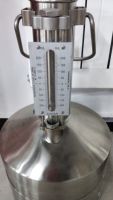 Bidon doseur portatif en acier inoxydable Seraphin de 10 litres