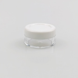 Pequeños Frascos de Plástico para Cosméticos de 2g, Frasco Transparente de PS con Tapa de Rosca Transparente para Muestras de Crema Facial con Tapas - Product Image 5