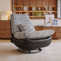 Fauteuil pivotant multifonctionnel pour salon, fauteuil inclinable de première classe, fauteuil inclinable de repos, fauteuil à bascule moderne