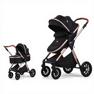 Passeggino Reversibile Kidilo con Telaio in Metallo, Reclinabile, Ammortizzato, Pieghevole, Vista Alta, Leggero per Neonati - Product Image 2