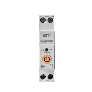 WIFI Smart Circuit Breaker 63T misurazione monitoraggio interruttore relè Timer MCB