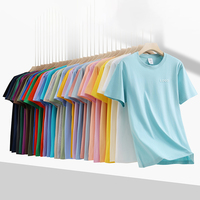 T-shirt personnalisé respirant et léger en coton 180 g/m², col rond, manches courtes, haut décontracté pour hommes et femmes