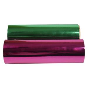 Rouleau de film aluminium coloré Hirotoku Petpe, largeur 500-2300 mm, pour lamination sur coton perlé - Product Image 2