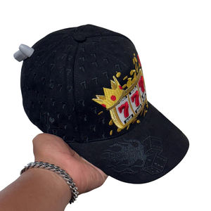 หมวกเบสบอลผ้าซาติน 5 ชิ้น พร้อมซับใน  แบบสั่งทำพิเศษ  777 <span class=keywords><strong>CASINO</strong></span> Gorras Belicas ของแท้  ผู้ผลิตหมวกแบบกำหนดเอง - Product Image 4