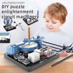 Proyectos STEM para Niños, Kits de Circuitos DIY, Engranajes, Electrónica, Tiro con Arco, Laberinto, Máquina de Dibujo Artístico, Juguetes de Experimentos Científicos - Product Image 4