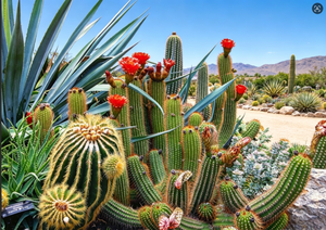 Cactus <span class=keywords><strong>del</strong></span> <span class=keywords><strong>Desierto</strong></span> Realista, Bonsái Floral, Decoración para Hoteles, Restaurantes, Paisajes Exteriores, Centros Comerciales y Exposiciones - Product Image 4