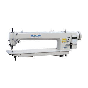 Machine à coudre industrielle à point droit à bras long à alimentation automatique supérieure et inférieure WD-0303L-56/85 Chine pour veste en duvet - Product Image 1