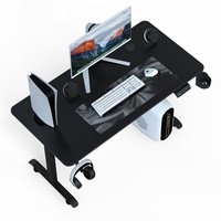 Bureau exécutif élégant/bureau de jeu avec mécanisme hydraulique pour un réglage en douceur de la hauteur et une apparence élégante