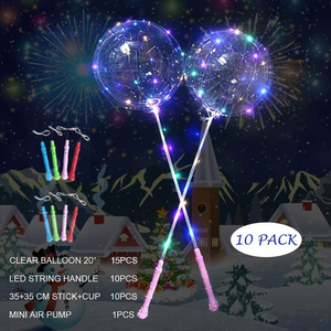 Glow Bobo Ballon Multi Color 20 Inches 30 LEDs <b>Balloon</b> for Wedding Decoration & Supplies Event Party Activity Gifts Led <b>Balloons</b> - Product Image 3