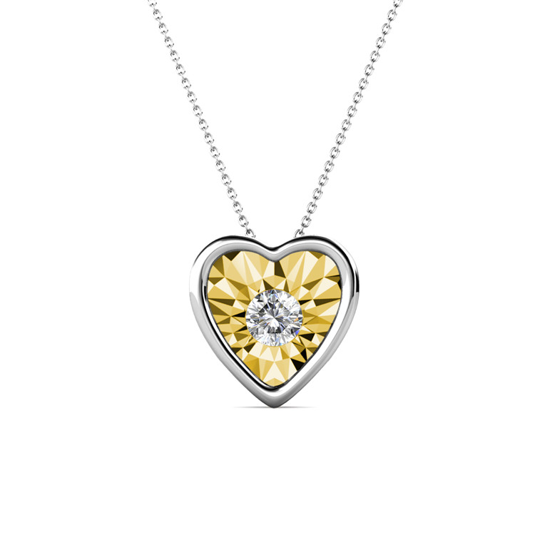 Brass with 18k White gold plated